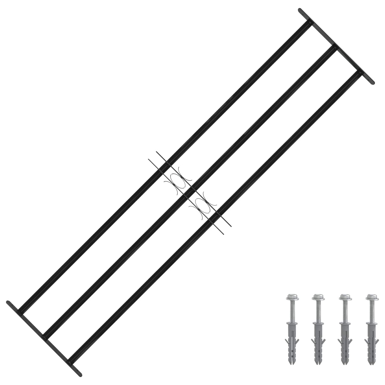 Window Grille 174 x 45 cm Steel with powder coating 