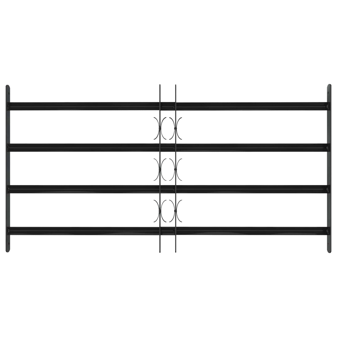 Window Grille 115 x 60 cm Steel with powder coating 