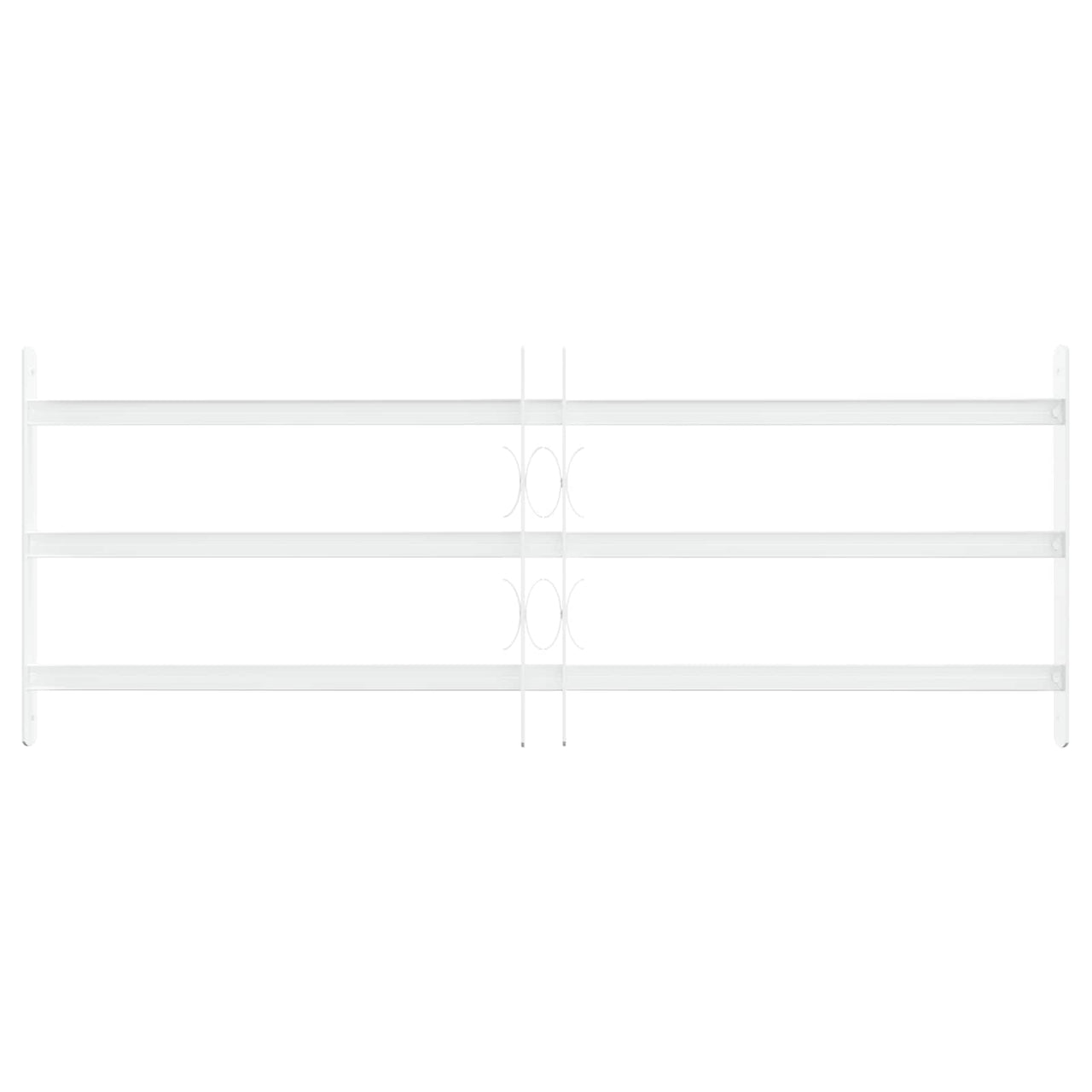 Safety Window Guard with 3 Rails 63-114 cm 