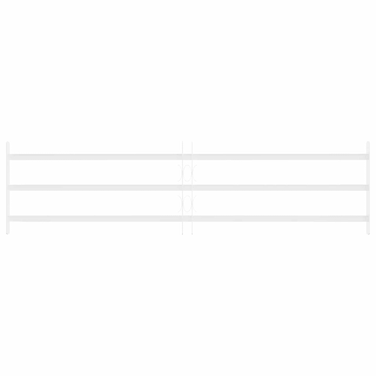 Security Window Guard with 3 Bars 93-174 cm 