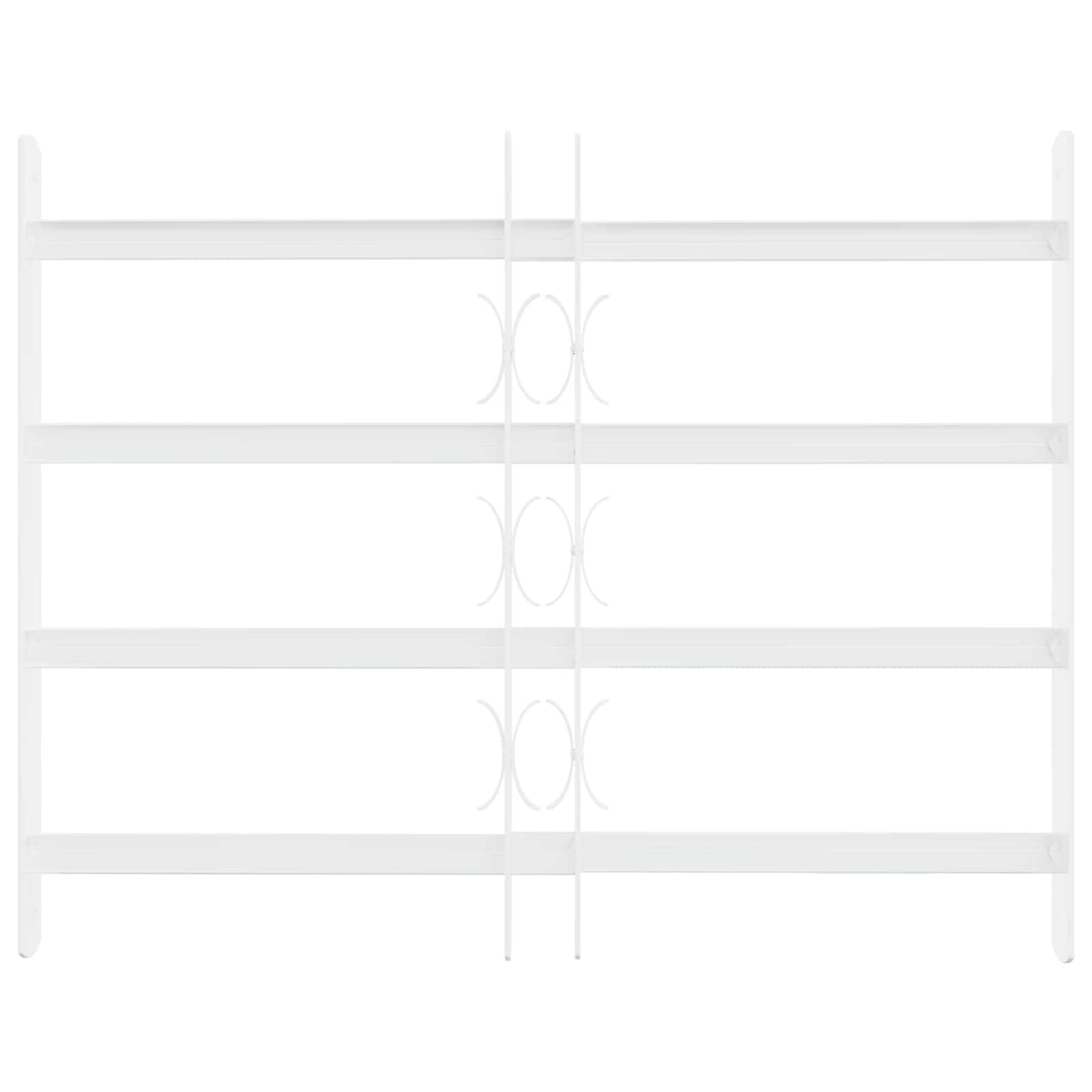 Security Window Bars with 4 Cross Bars 