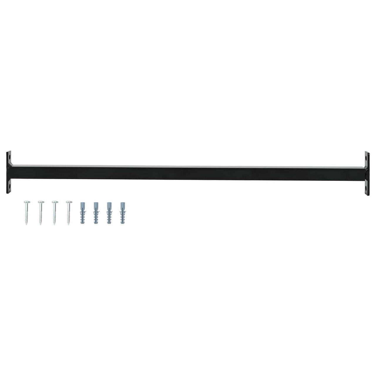 Adjustable safety bar for windows Black 710 -1200 mm 