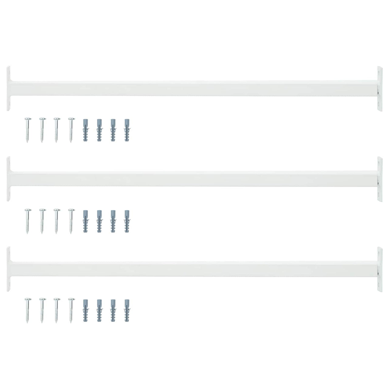 Adjustable security bar for windows 3 pcs Steel 