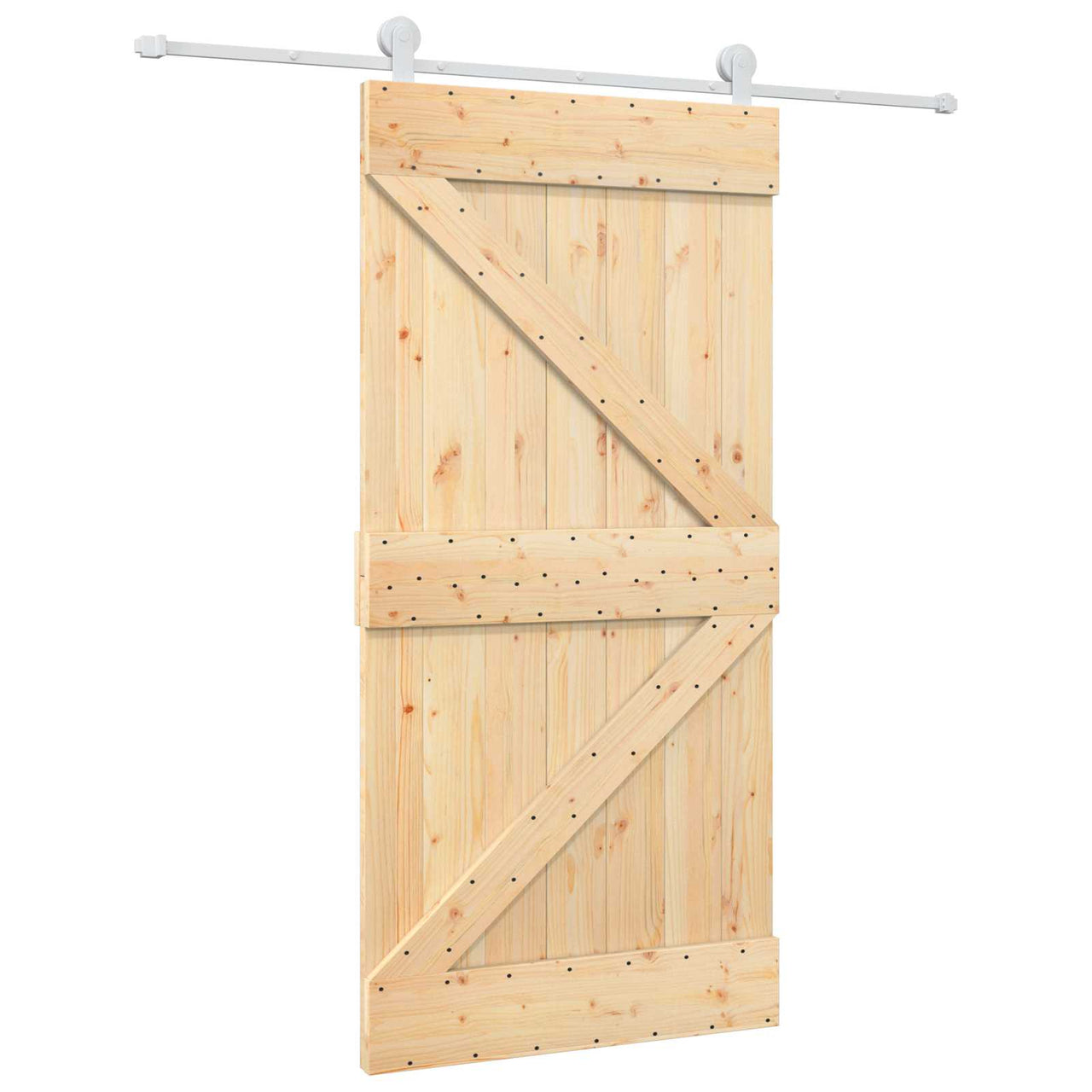 Puerta Corredera Madera de Pino 100 x 210 cm