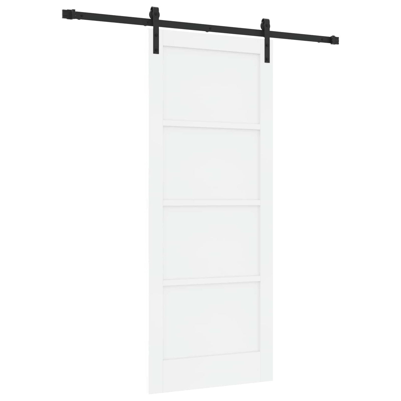 Puerta Corredera Blanco y Negro 83 x 202 cm