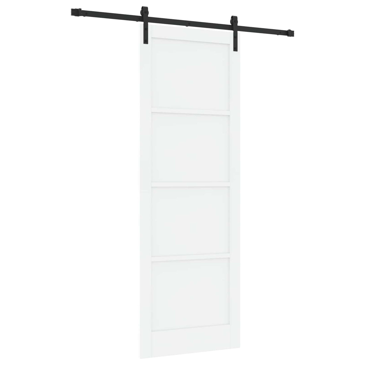 Puerta Corredera Blanco y Negro 83 x 232 cm