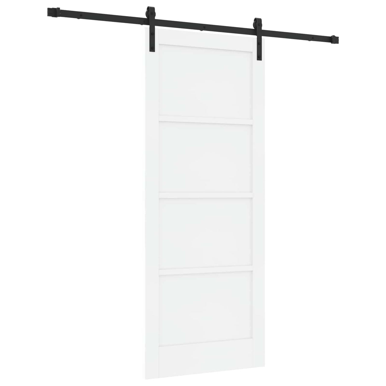 Puerta Corredera Blanco y Negro 83 x 202 cm