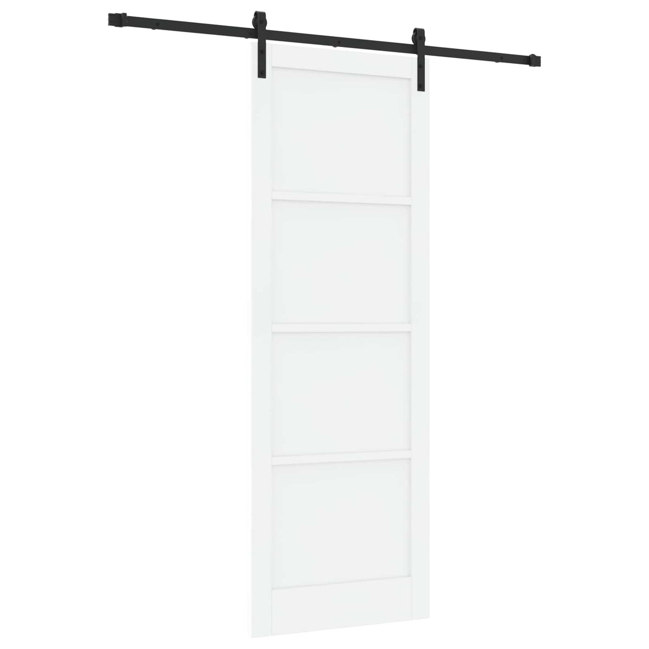 Puerta Corredera Blanco y Negro 83 x 232 cm