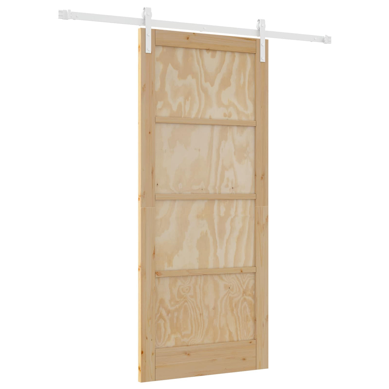 Puerta Corredera Natural y Blanco 86 x 198,5 cm