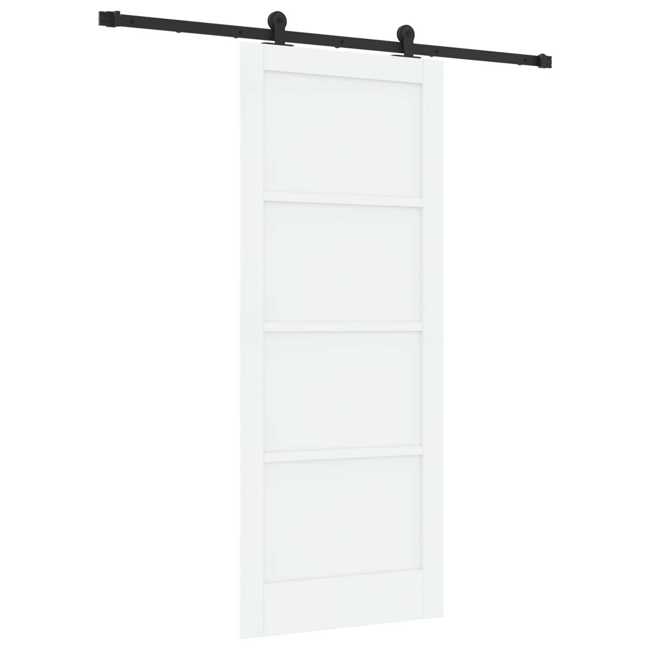 Puerta Corredera Blanco y Negro 83 x 202 cm