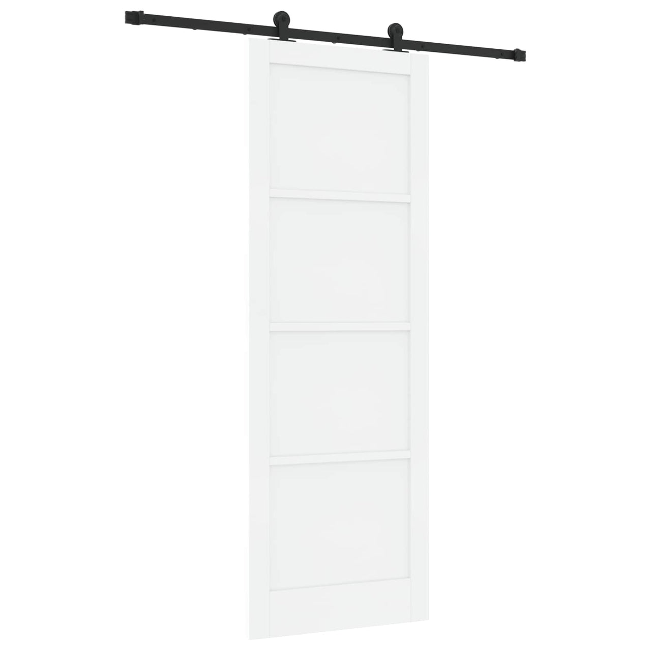 Puerta Corredera Blanco y Negro 83 x 232 cm