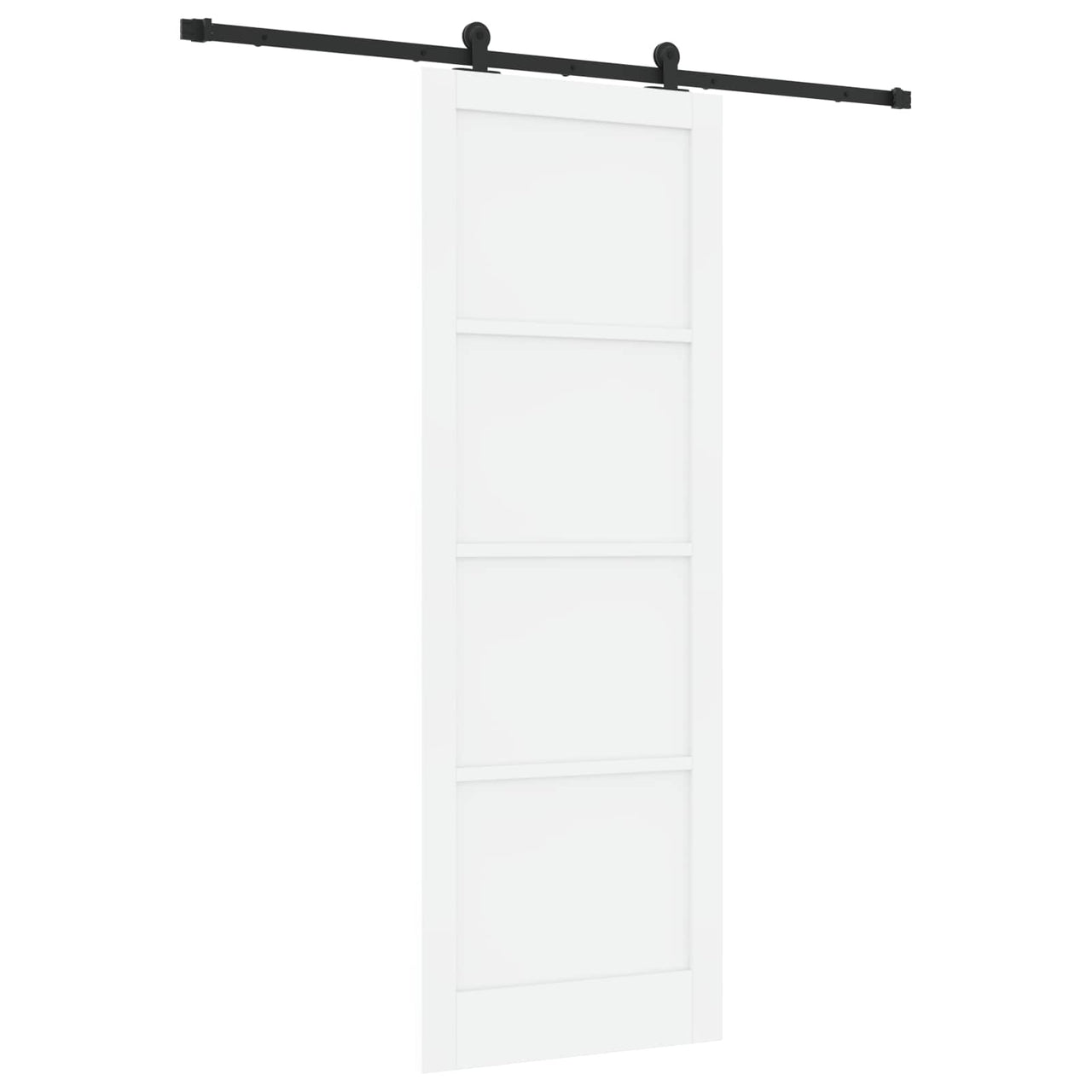 Puerta Corredera Blanco y Negro 83 x 232 cm