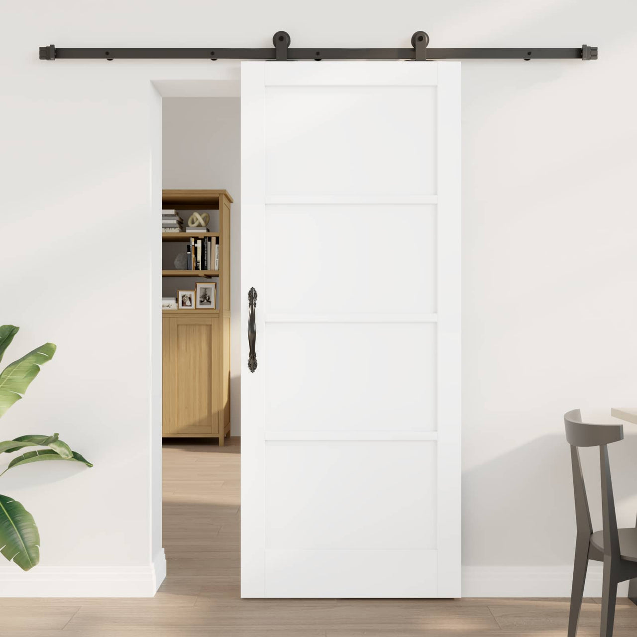 Porta de correr ORKDAL Branca 83 x 202 cm 