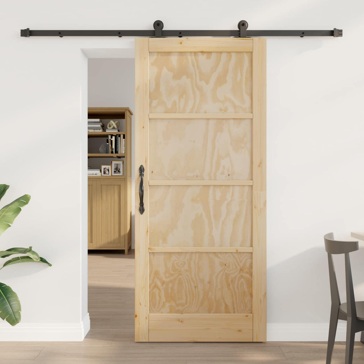 Porta de correr ORKDAL Natural 86 x 198,5 cm 