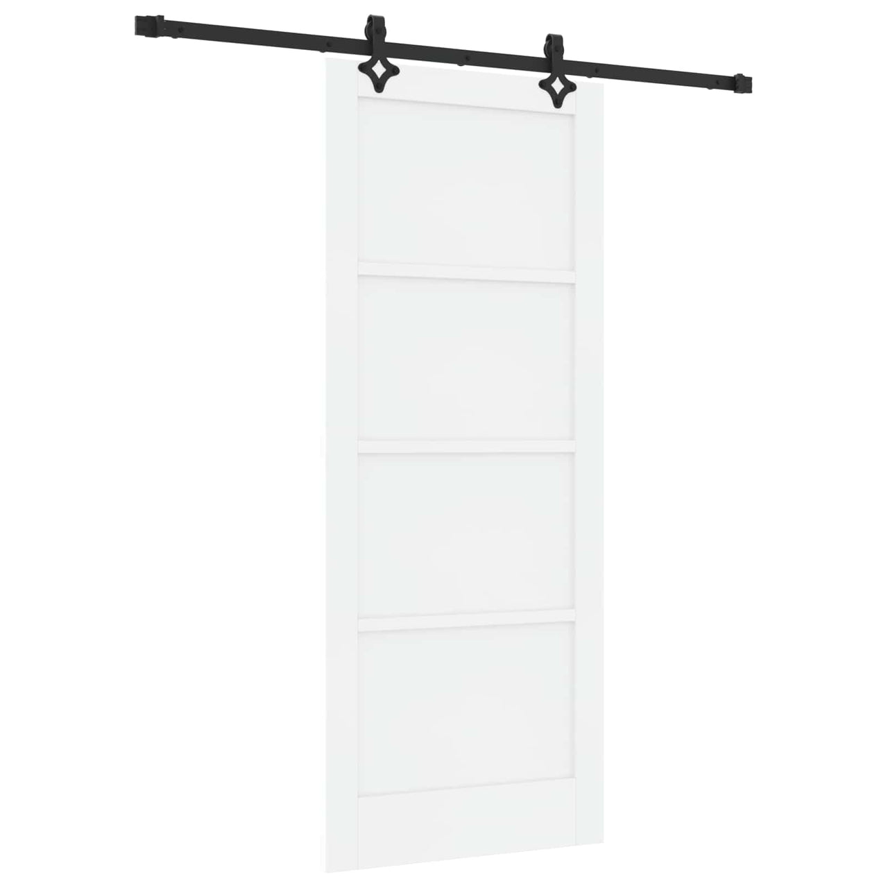 Puerta Corredera Blanco y Negro 83 x 202 cm