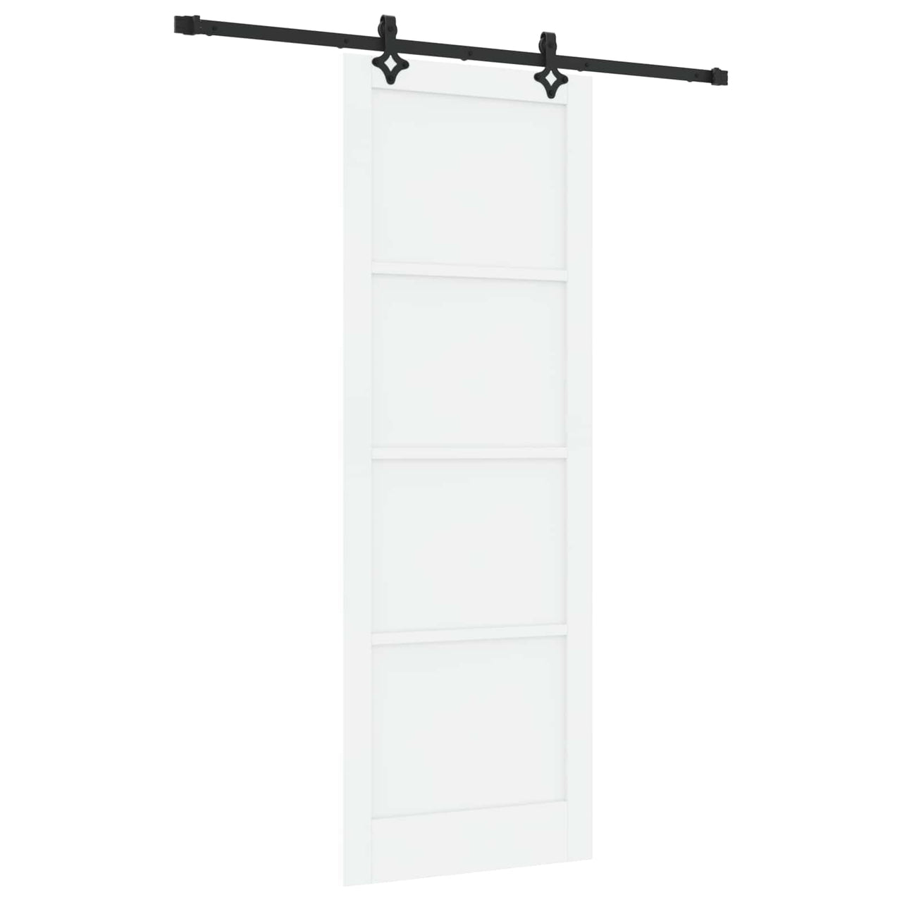 Puerta Corredera Blanco y Negro 83 x 232 cm