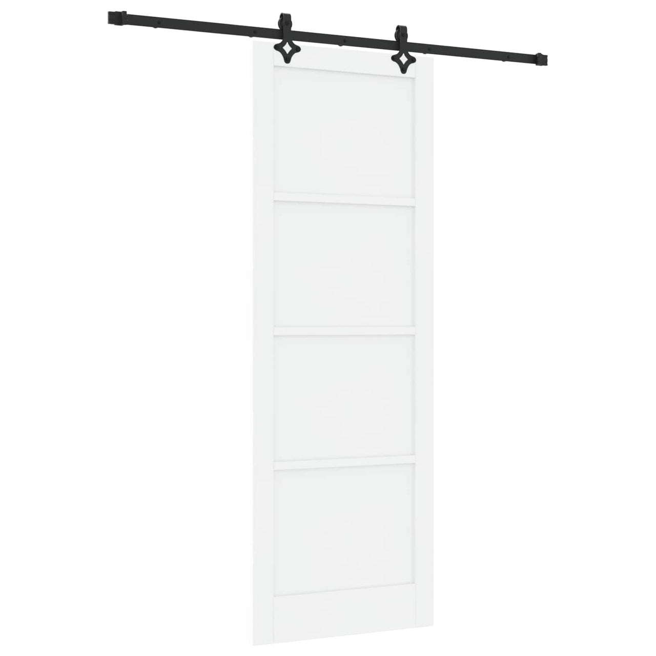 Puerta Corredera Blanco y Negro 83 x 232 cm