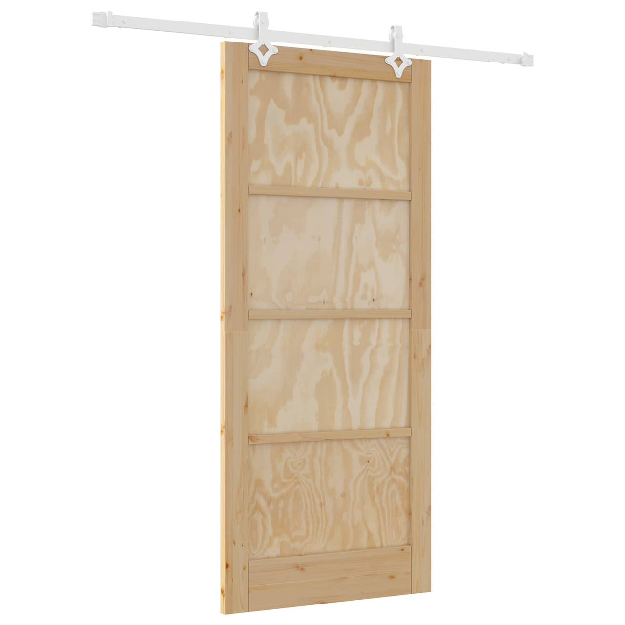 Puerta Corredera Natural y Blanco 86 x 198,5 cm