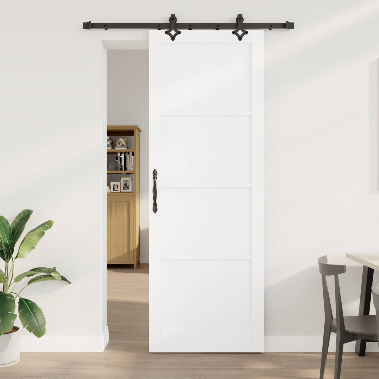 Porta de correr ORKDAL Branco 83 x 232 cm 