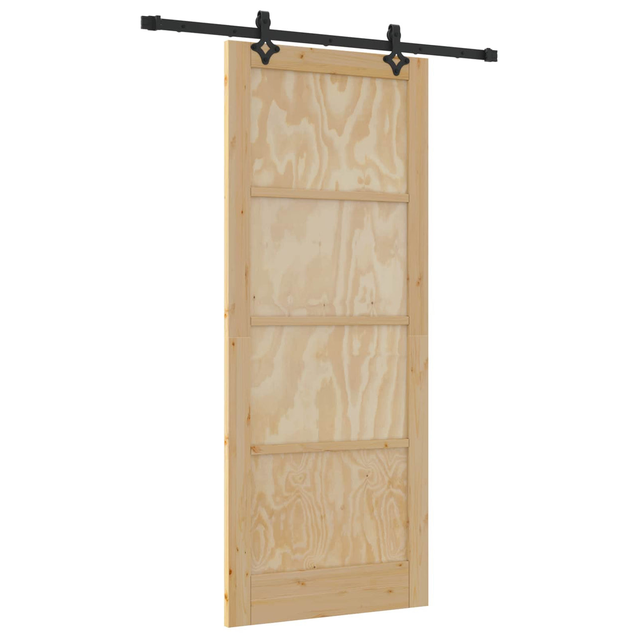 Puerta Corredera Natural 86 x 211 cm — Madera de Pino