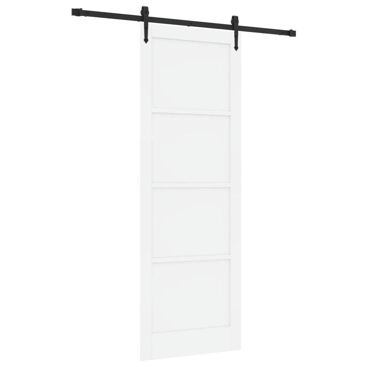 Porta de correr ORKDAL branco e preto 83 x 232 cm 