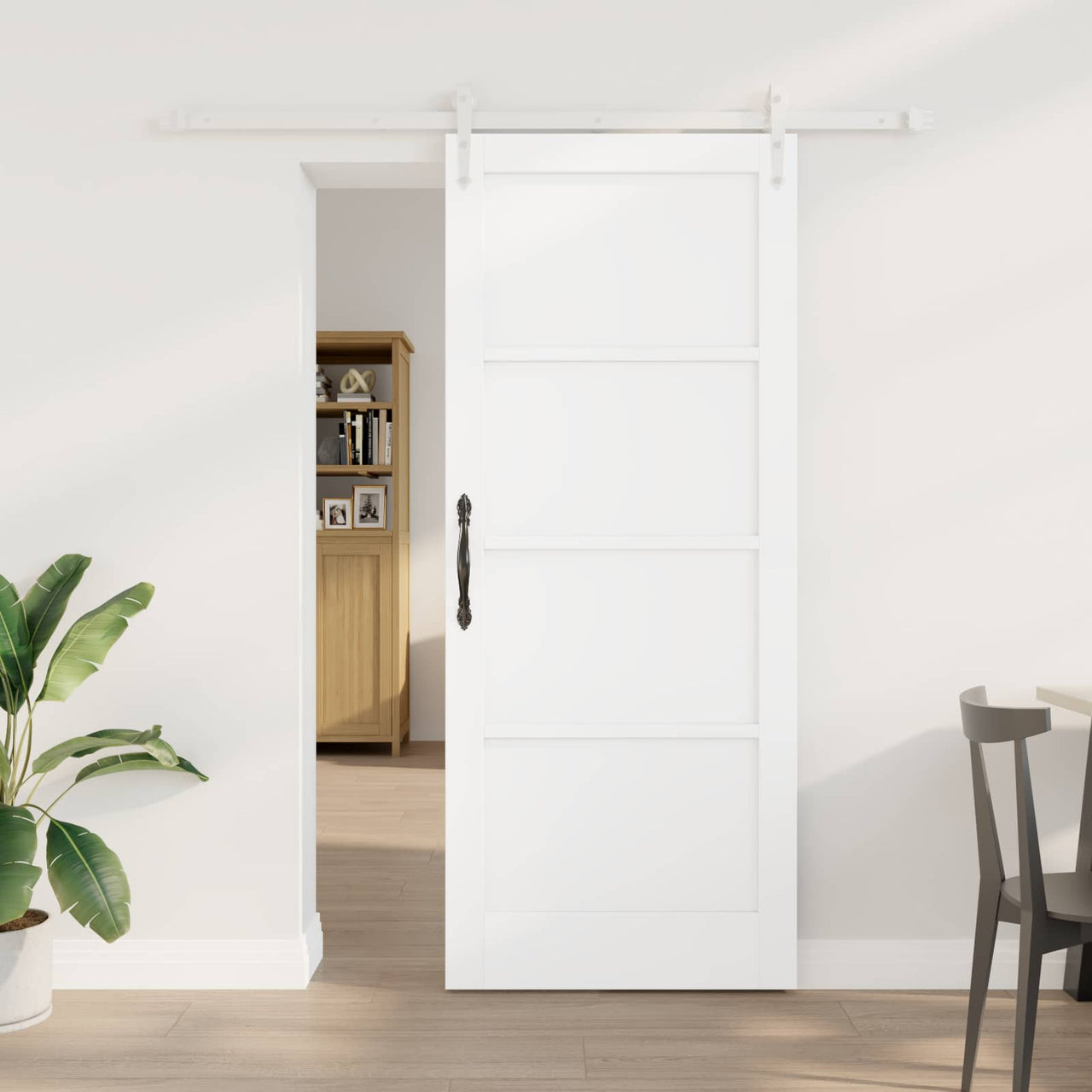 Porta de correr ORKDAL Branco 83 x 202 cm 