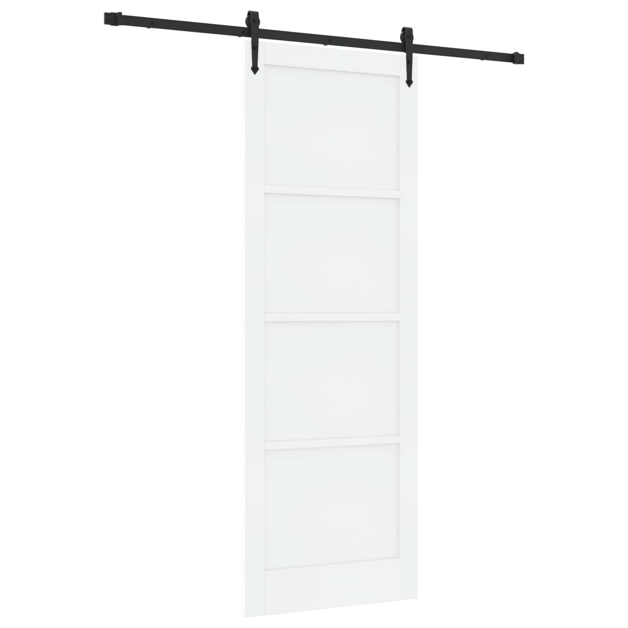 Porta scorrevole ORKDAL bianco e nero 83 x 232 cm 