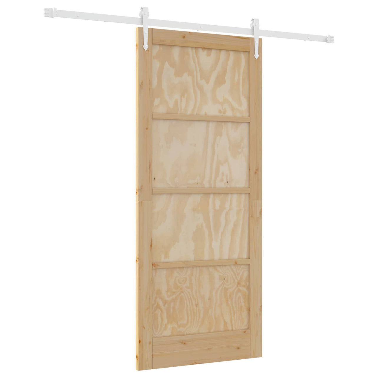 Puerta Corredera ORKDAL Natural y Blanco 86 x 198,5 cm