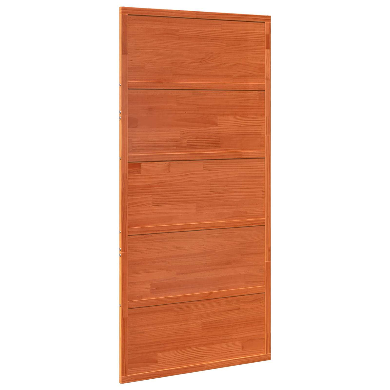 Puerta Corrediza Marrón cera Madera de Pino Maciza