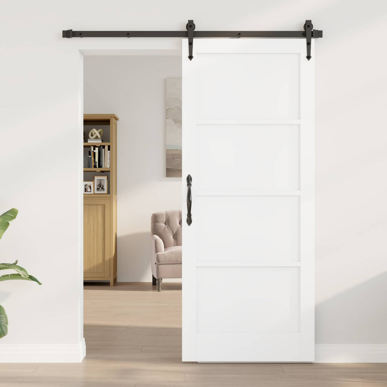 Puerta Interior Blanco 83 x 202 cm Madera contrachapada