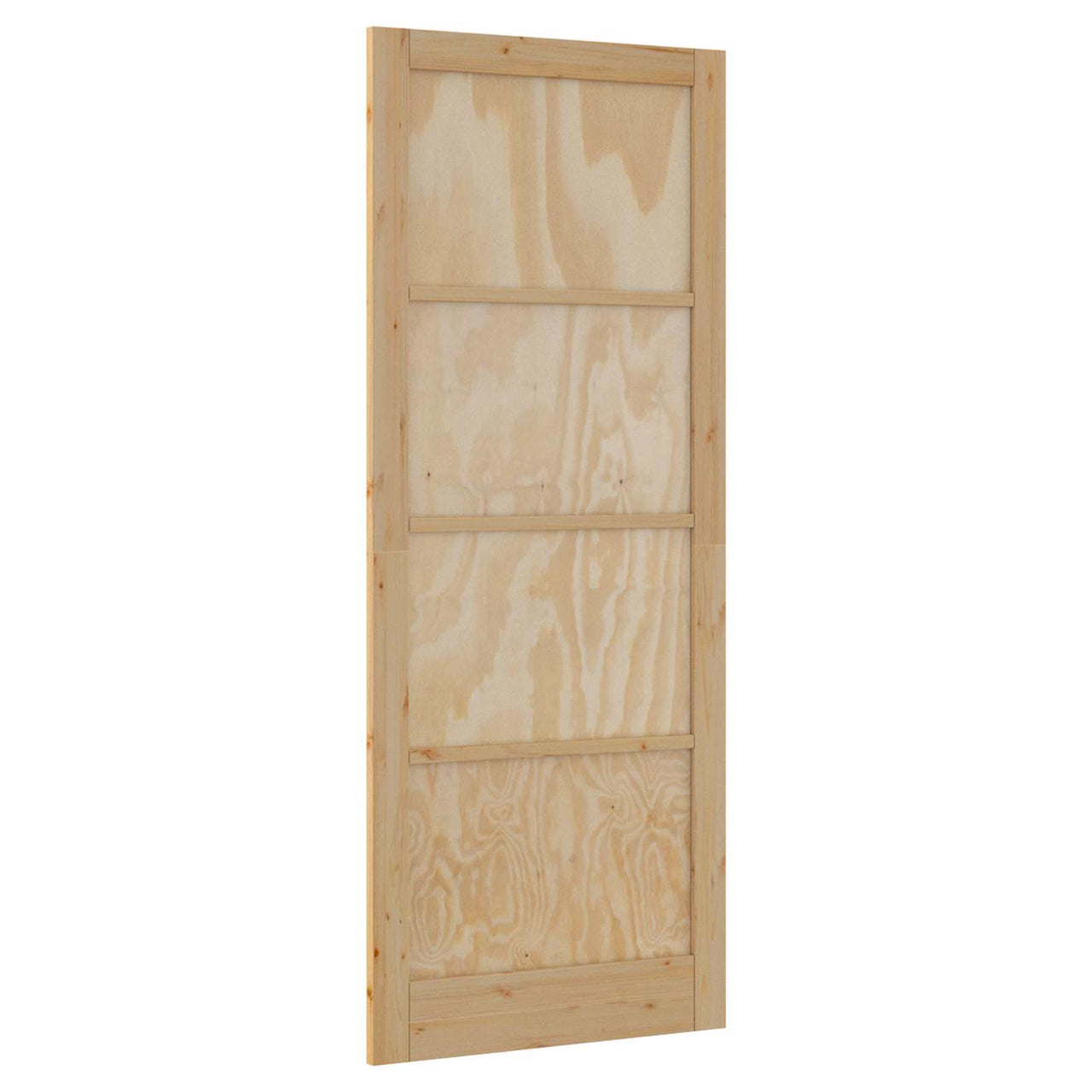 Puerta Interior Natural 83 x 232 cm Madera contrachapada
