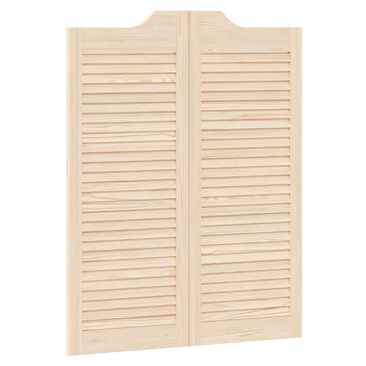 Puertas Batientes 100 x 40 cm Madera de Pino Maciza
