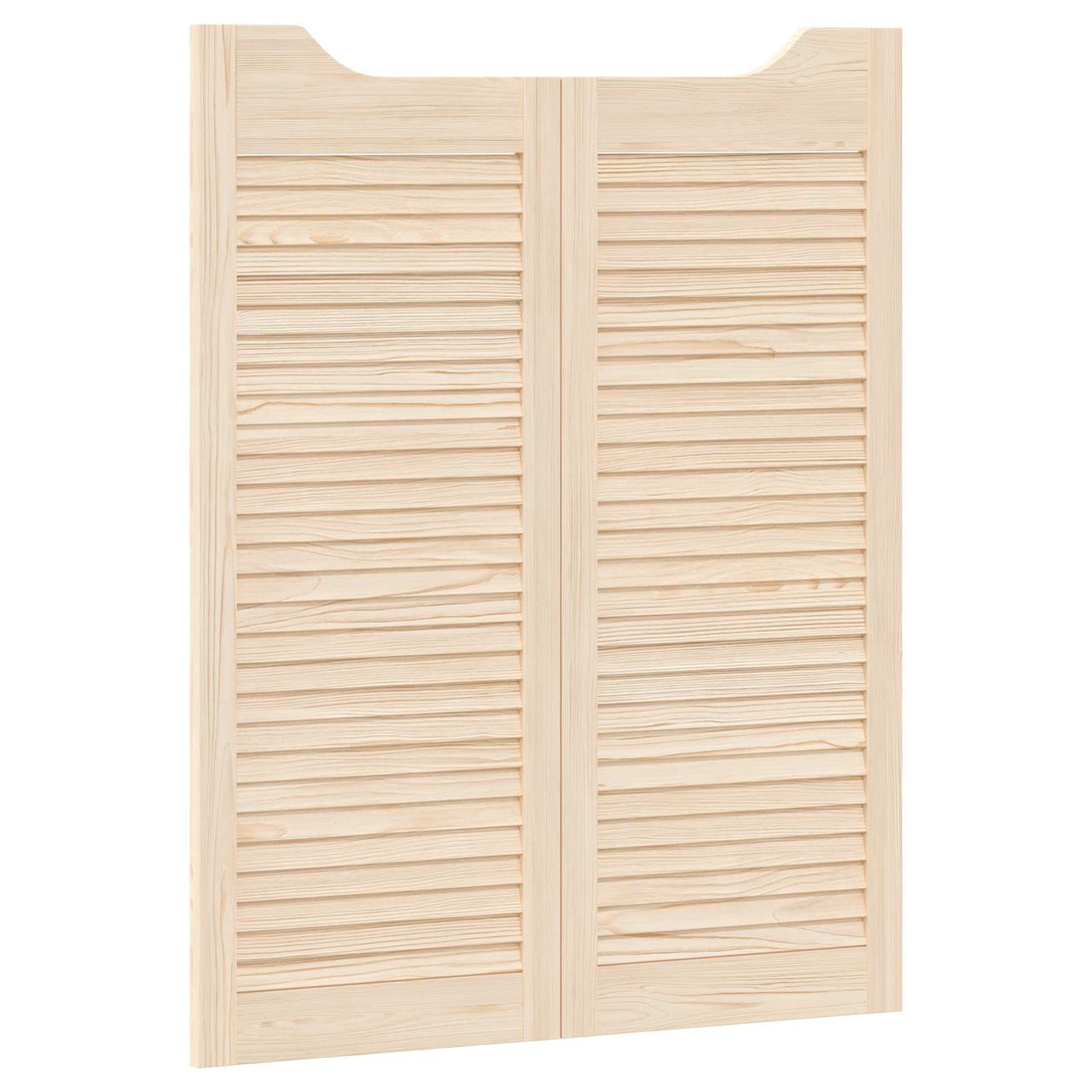 Puertas Batientes 80 x 100 cm Madera de Pino Maciza Natural