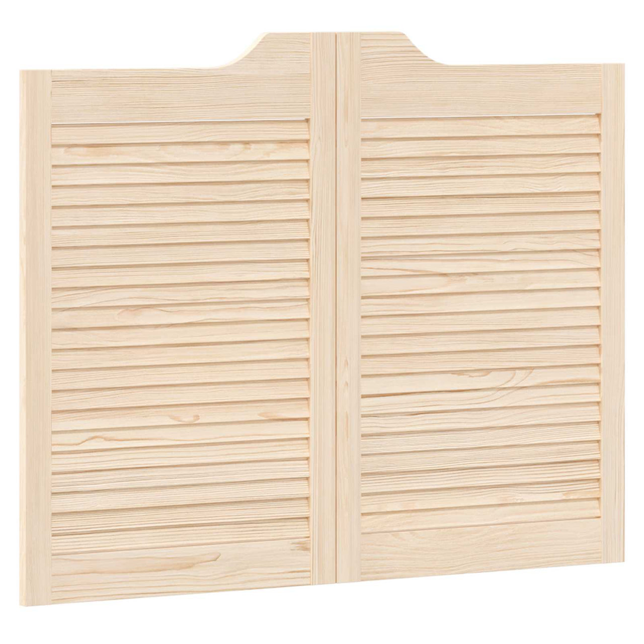 Puertas Batientes 80 x 50 cm Madera de Pino Maciza