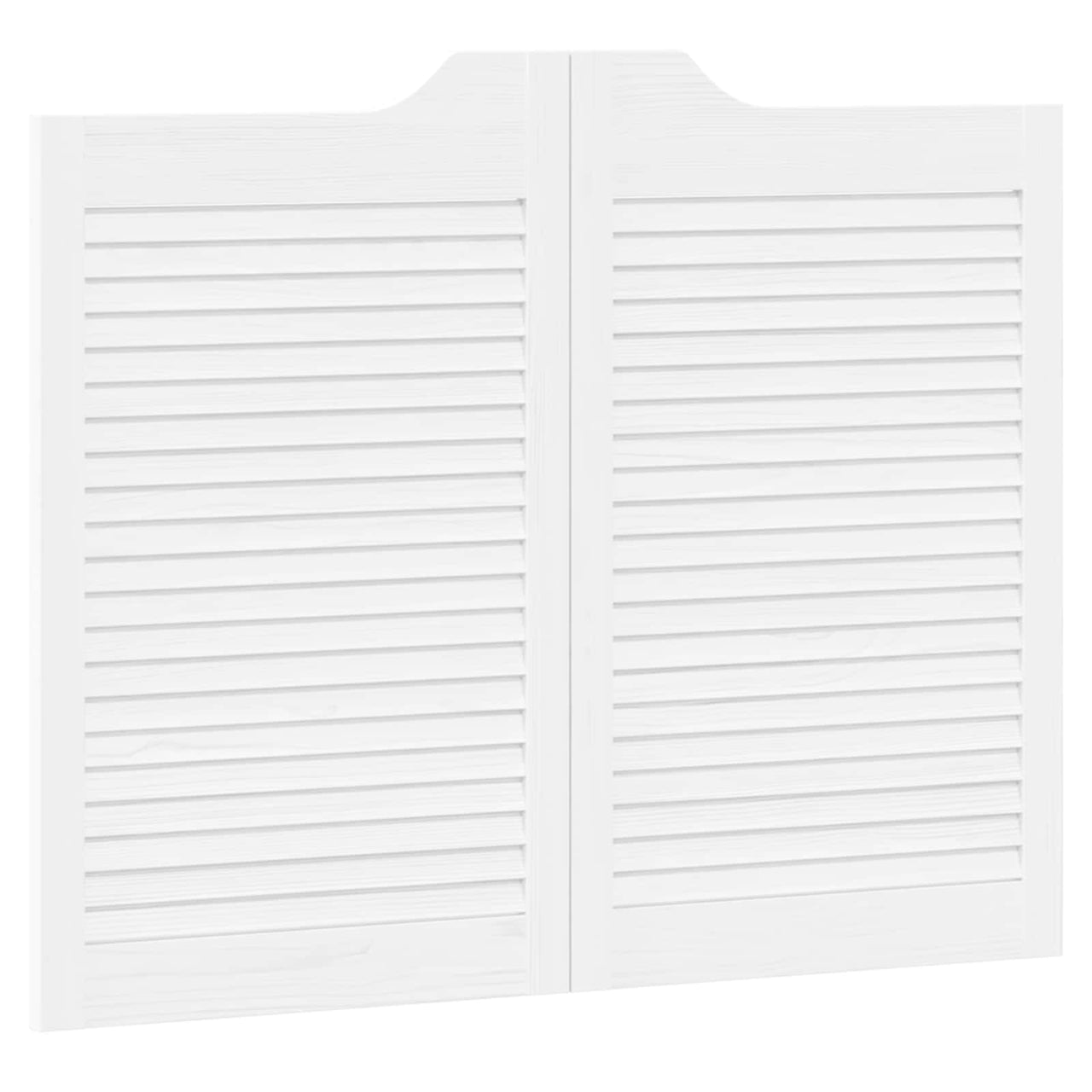 Puertas Batientes Blanco 80 x 50 cm Madera de Pino Maciza
