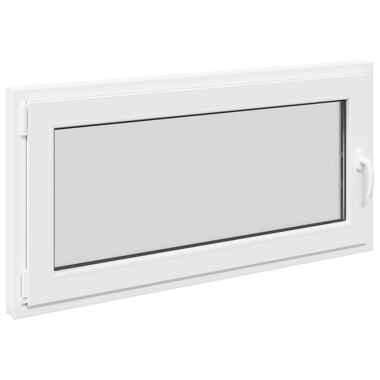 RISOR basement window 120 x 60 cm PVC and glass White 