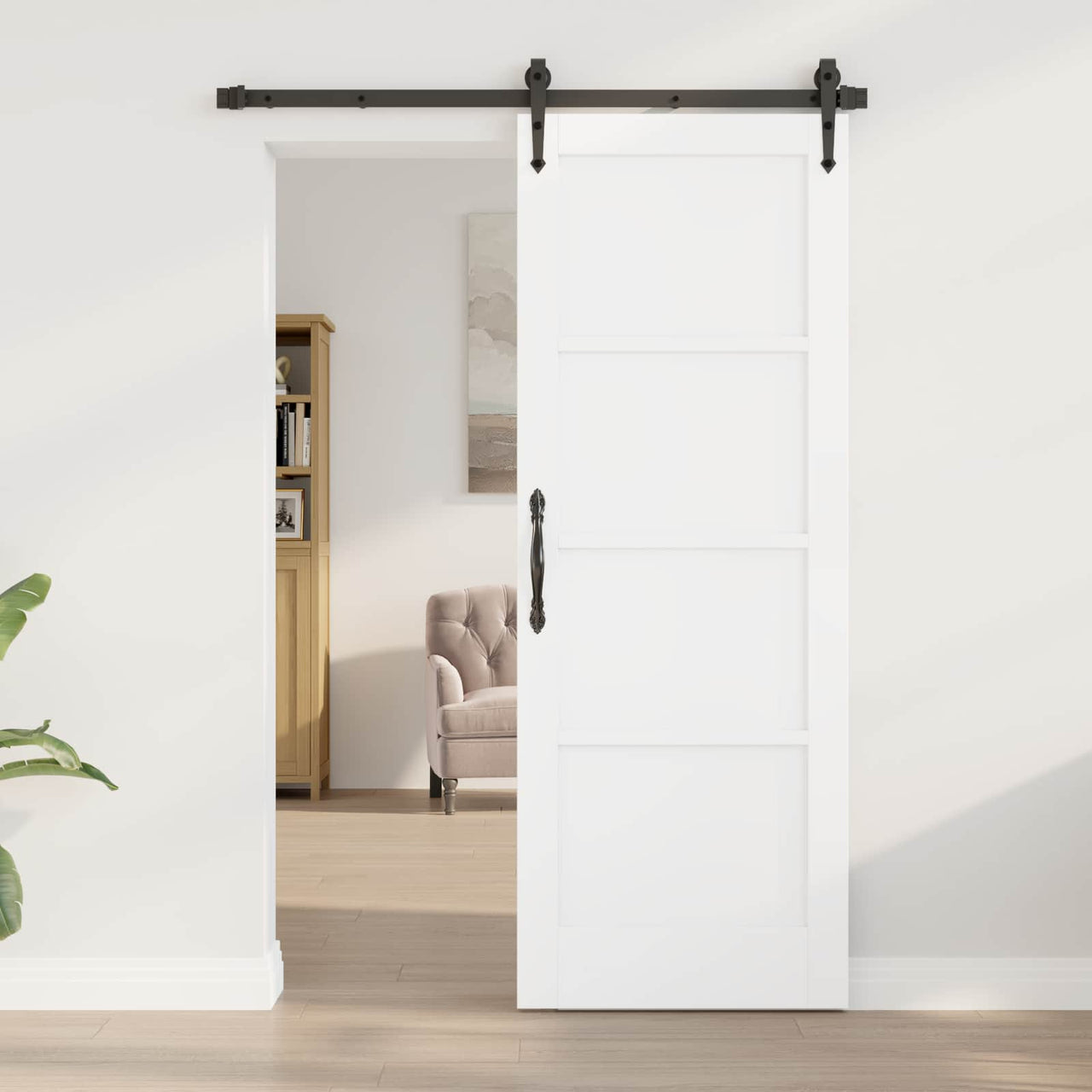 Puerta Interior Blanco 73,5 x 198,5 cm Madera contrachapada