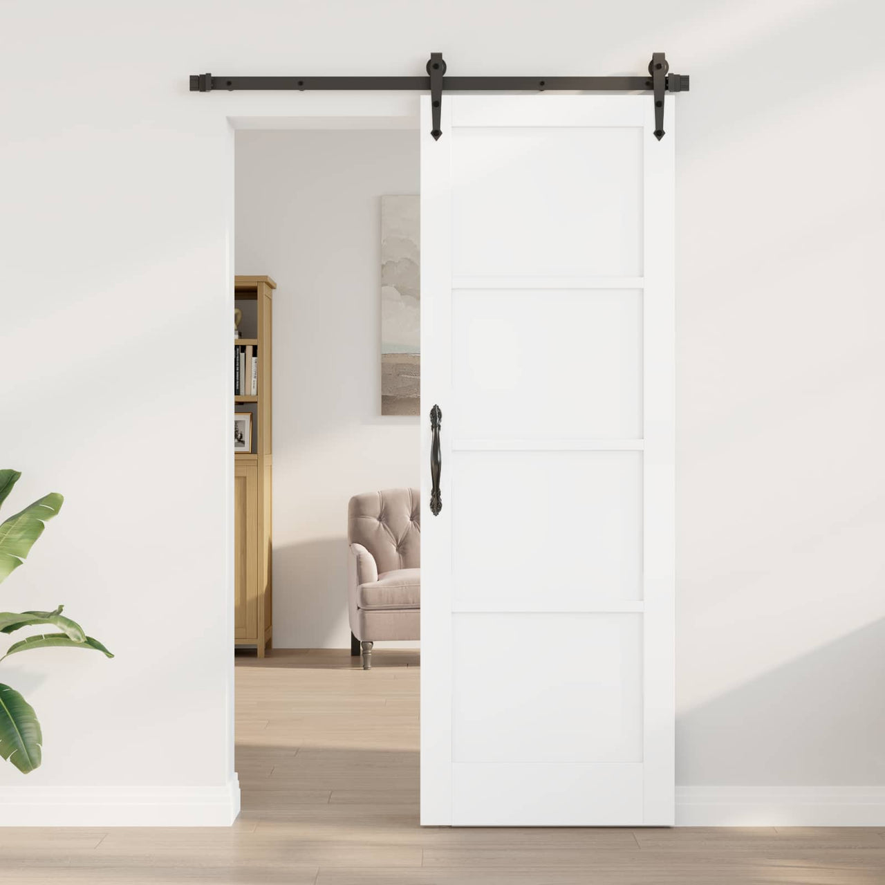 Puerta Interior Blanco 73,5 x 211 cm Madera contrachapada