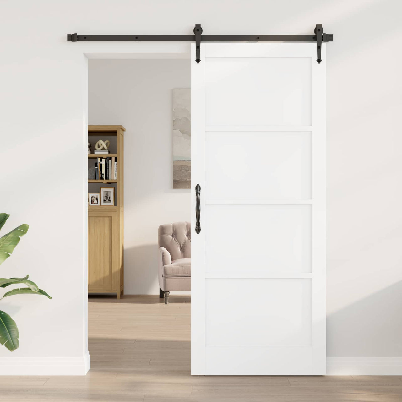 Puerta Interior Blanco 86 x 211 cm Madera contrachapada
