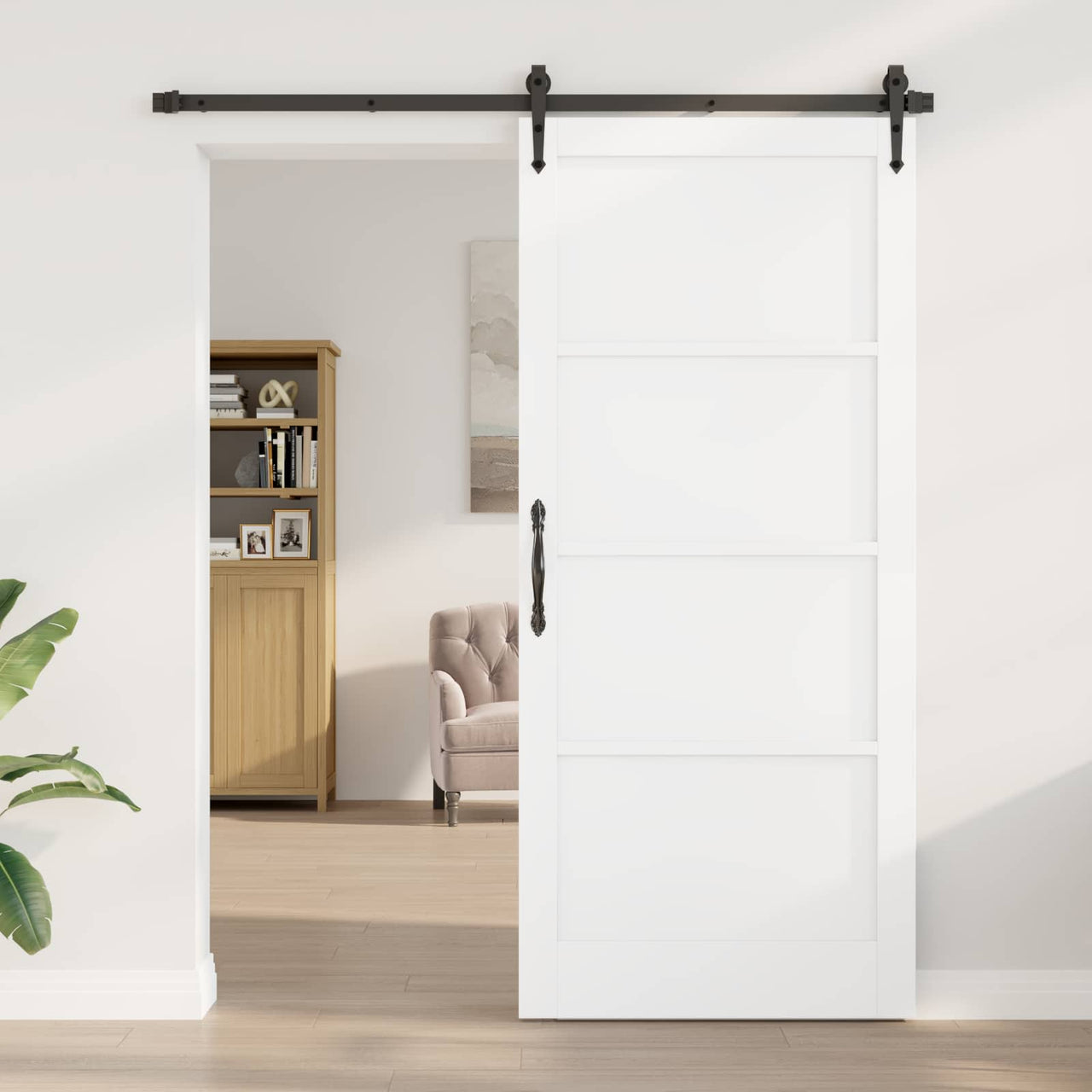 Puerta Interior Blanco 93 x 211 cm Madera contrachapada