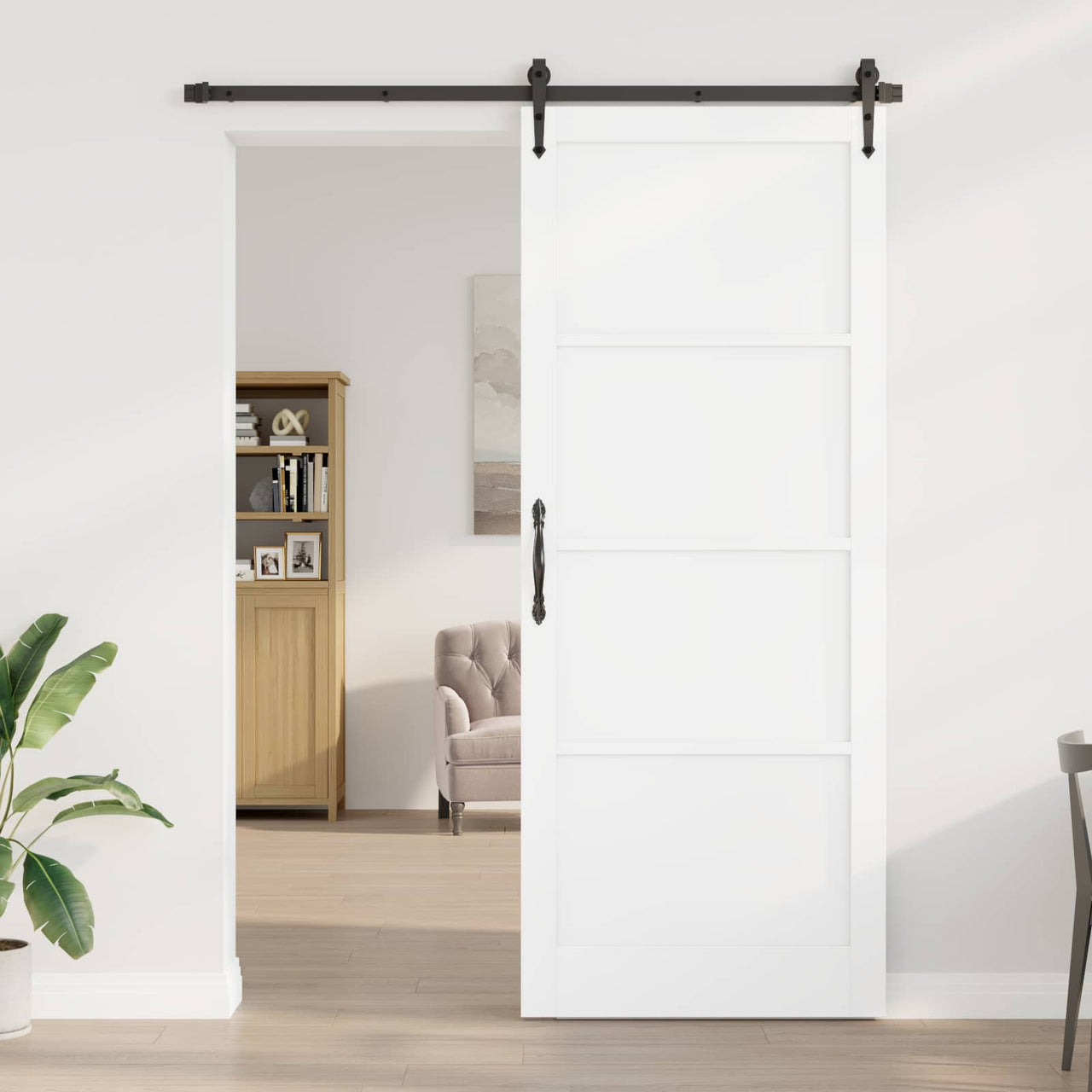 Puerta Interior Blanco 93 x 232 cm Madera contrachapada