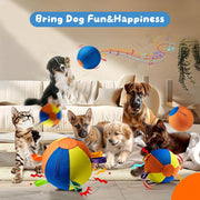 Indestructible Chew Ball for Dogs, Portable Floating Fetch Toy, Aggressive Chew Puppy Toy for Water & Outdoor Play - Vetonek