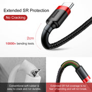 USB Type C Cable for USB C Mobile Phone Cable Fast Charging Type C Cable for USB Type C Devices-in Mobile Phone Cables - Vetonek