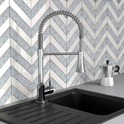 Schütte grifo mezclador de fregadero muelle en espiral leon cromado v1512 Vetonek