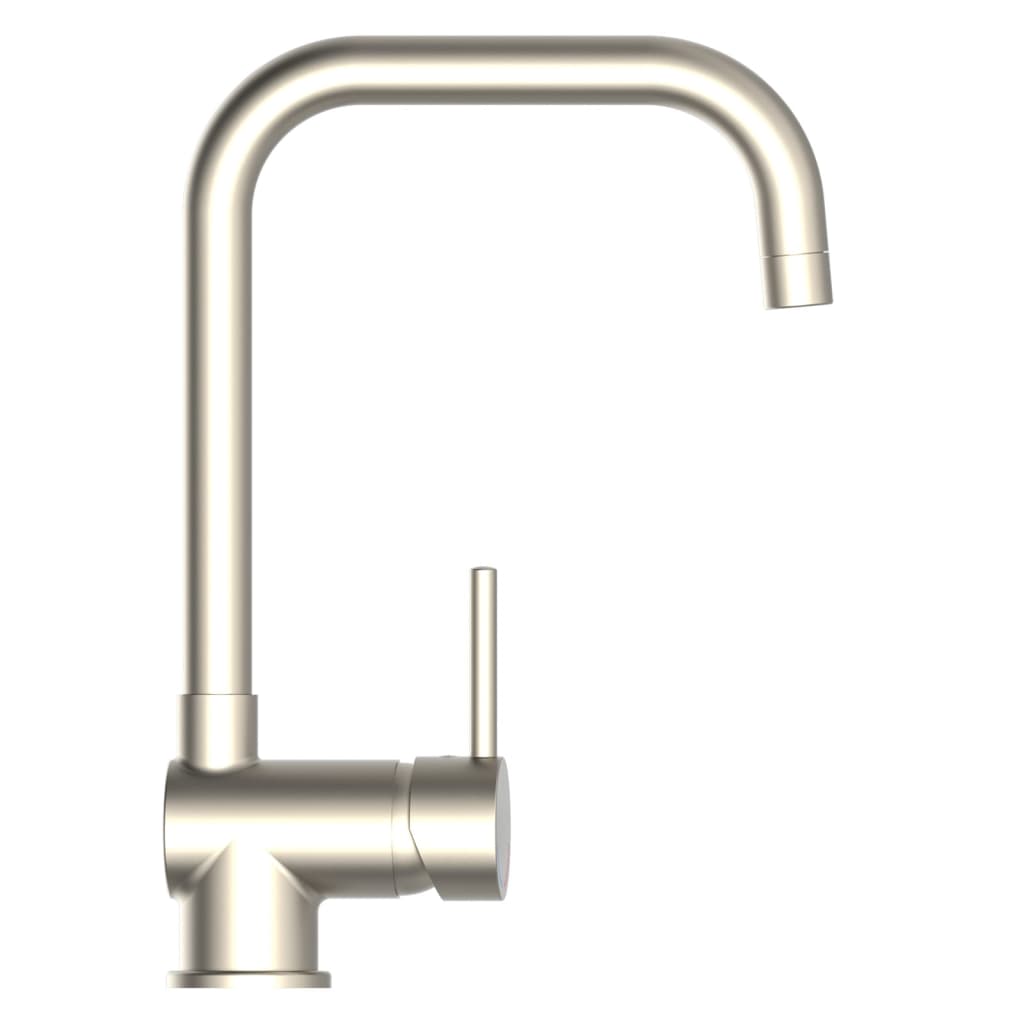 Grifo mezclador de lavabo futura acero inoxidable v6523 - Vetonek