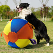 Indestructible Chew Ball for Dogs, Portable Floating Fetch Toy, Aggressive Chew Puppy Toy for Water & Outdoor Play - Vetonek