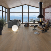 Ambiente con pavimento efecto madera Livigno Chipper - Vetonek
