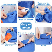 Indestructible Chew Ball for Dogs, Portable Floating Fetch Toy, Aggressive Chew Puppy Toy for Water & Outdoor Play - Vetonek