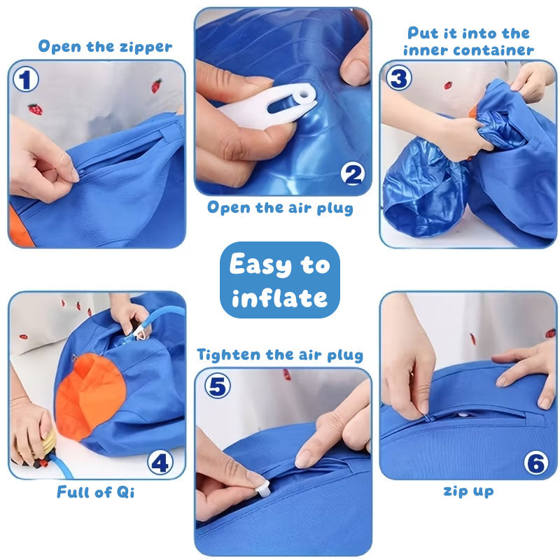 Indestructible Chew Ball for Dogs, Portable Floating Fetch Toy, Aggressive Chew Puppy Toy for Water & Outdoor Play - Vetonek