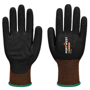 Guante de nitrilo liso/arenoso GP Grip 18 Negro - Portwest A375